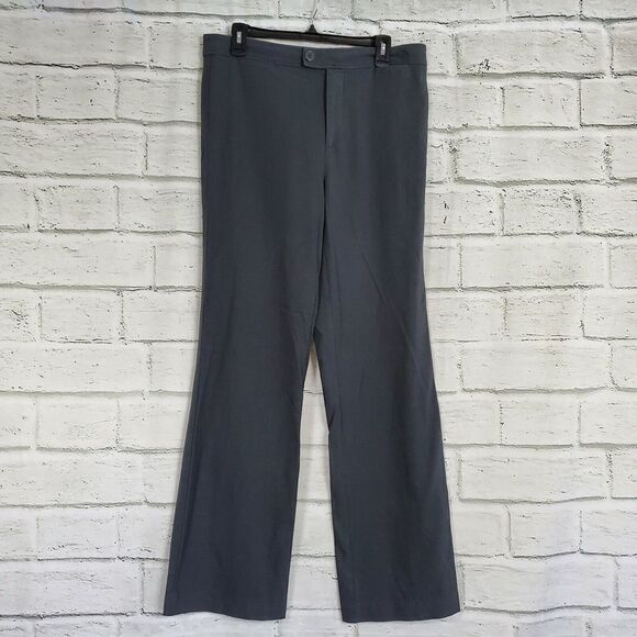 Boston Proper Gray Womens Size 10 Career Wear Work Wear Trouser Pants Rayon - Picture 1 of 7